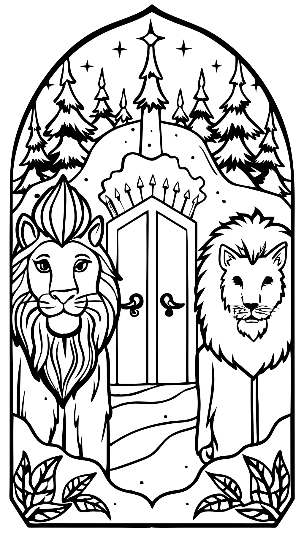 chronicles of narnia coloring pages